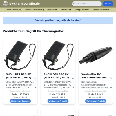 Screenshot pv-thermografie.de