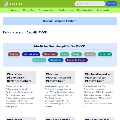 Screenshot pvvp.de