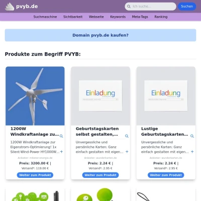 Screenshot pvyb.de