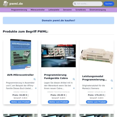 Screenshot pwml.de