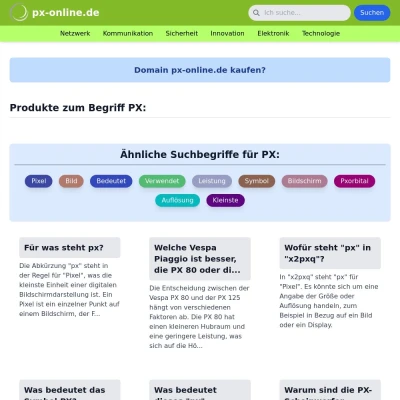 Screenshot px-online.de