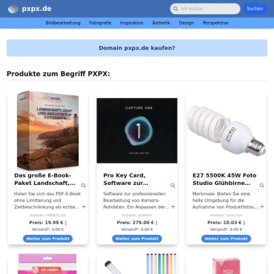 Screenshot pxpx.de