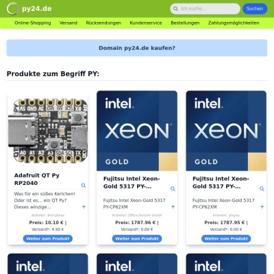 Screenshot py24.de