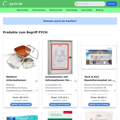 Screenshot pych.de