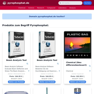 Screenshot pyrophosphat.de