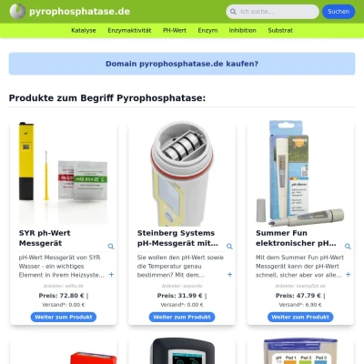 Screenshot pyrophosphatase.de