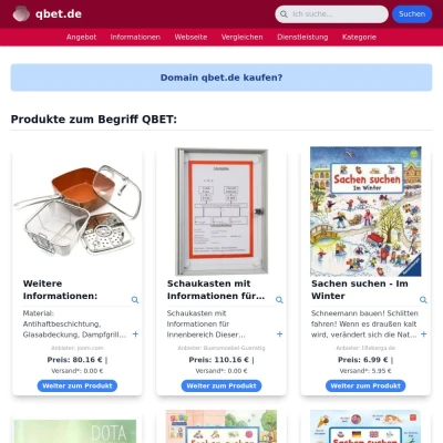 Screenshot qbet.de