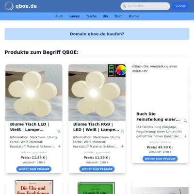 Screenshot qboe.de