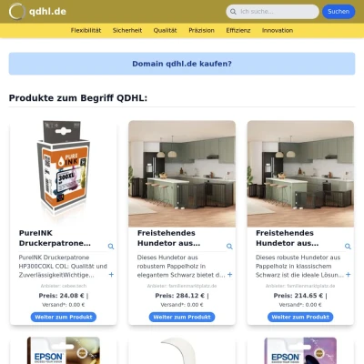 Screenshot qdhl.de