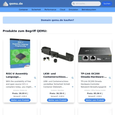 Screenshot qemu.de