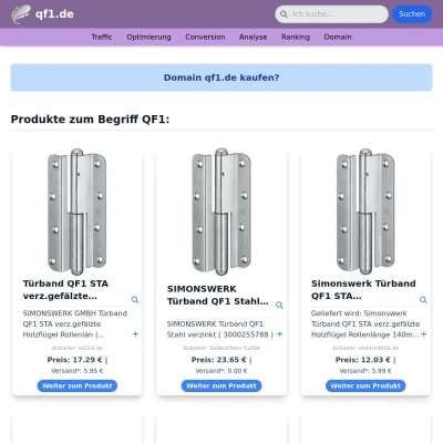 Screenshot qf1.de