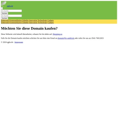 Screenshot qgbz.de