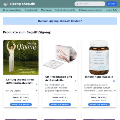 Screenshot qigong-shop.de