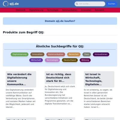 Screenshot qij.de