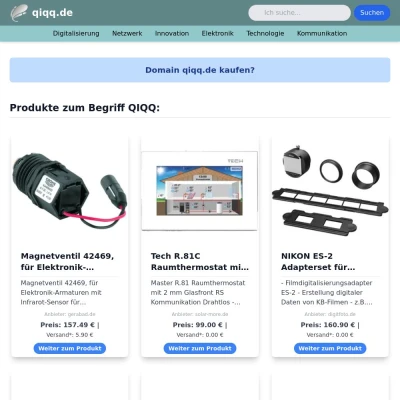 Screenshot qiqq.de