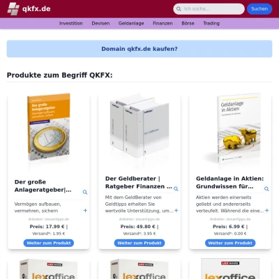 Screenshot qkfx.de