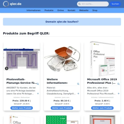 Screenshot qler.de
