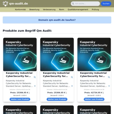 Screenshot qm-audit.de