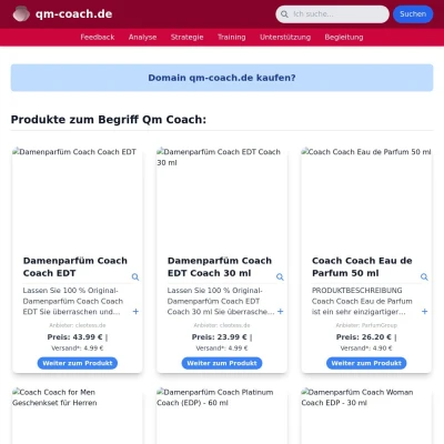 Screenshot qm-coach.de