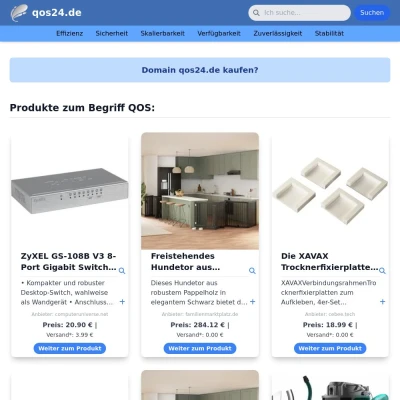 Screenshot qos24.de