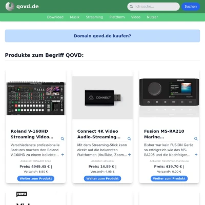 Screenshot qovd.de