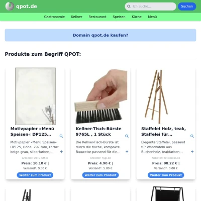 Screenshot qpot.de
