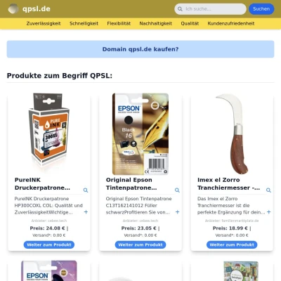 Screenshot qpsl.de