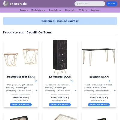 Screenshot qr-scan.de