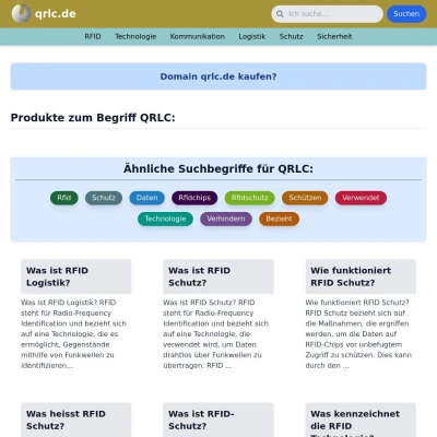 Screenshot qrlc.de