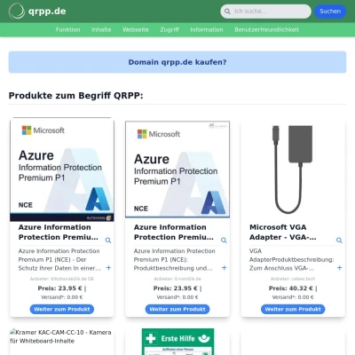 Screenshot qrpp.de