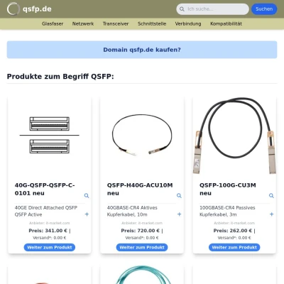 Screenshot qsfp.de