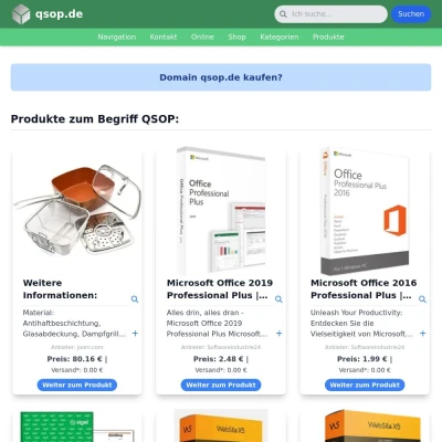 Screenshot qsop.de