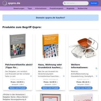 Screenshot qspro.de
