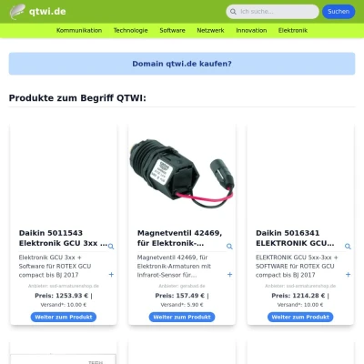 Screenshot qtwi.de