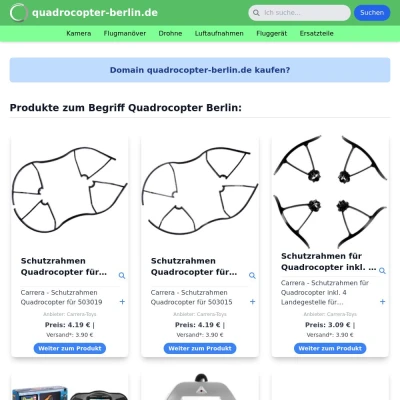 Screenshot quadrocopter-berlin.de
