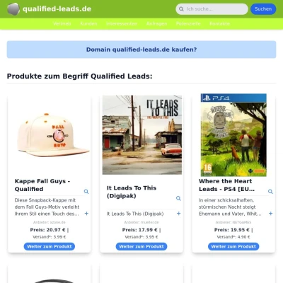 Screenshot qualified-leads.de
