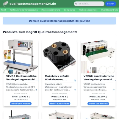 Screenshot qualitaetsmanagement24.de