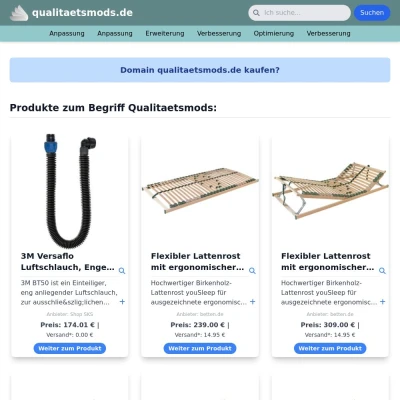 Screenshot qualitaetsmods.de