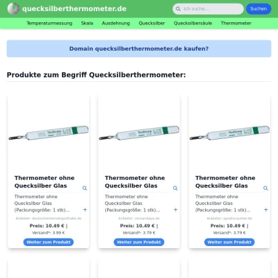 Screenshot quecksilberthermometer.de