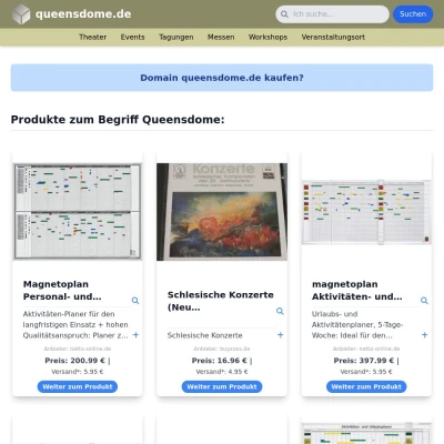 Screenshot queensdome.de
