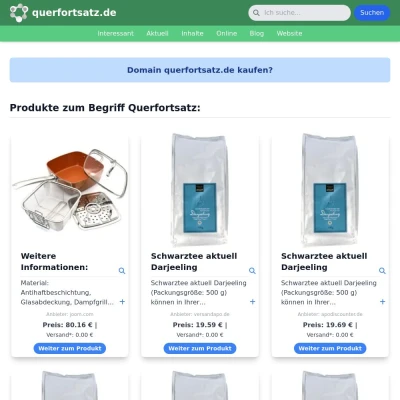 Screenshot querfortsatz.de