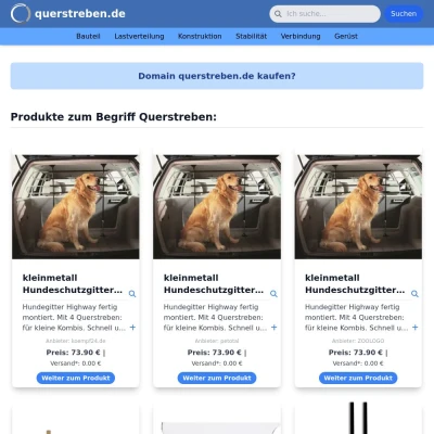 Screenshot querstreben.de