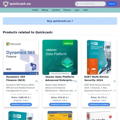 Screenshot quickcash.eu