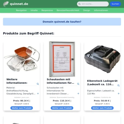 Screenshot quinnet.de