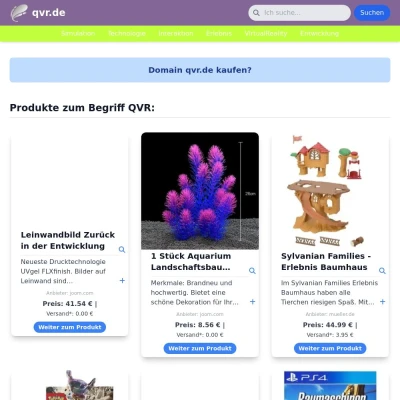 Screenshot qvr.de