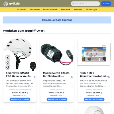 Screenshot qyif.de