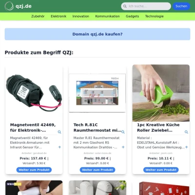 Screenshot qzj.de