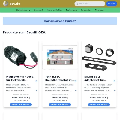 Screenshot qzv.de