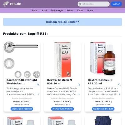 Screenshot r38.de