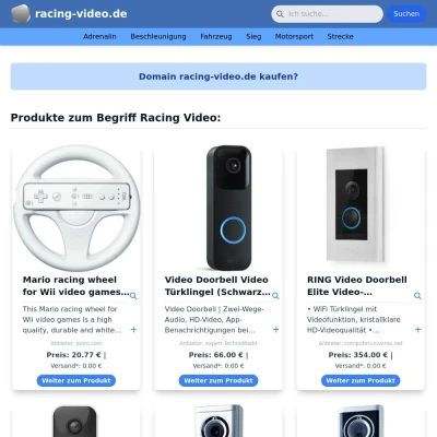 Screenshot racing-video.de